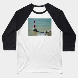 Beachy Head Lighthouse Baseball T-Shirt